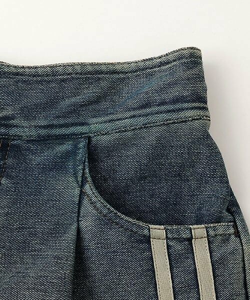 pom ponette junior / ポンポネット ジュニア ショート・ハーフ・半端丈パンツ | 【のびのび】カットデニムカーゴショートパンツ | 詳細17