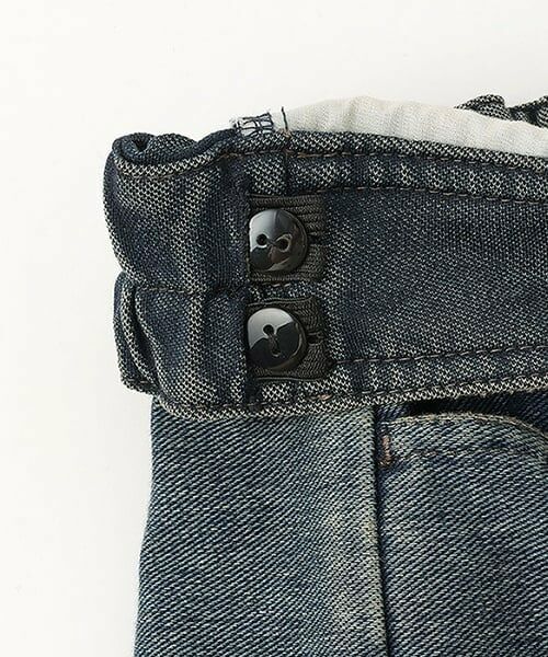 pom ponette junior / ポンポネット ジュニア ショート・ハーフ・半端丈パンツ | 【のびのび】カットデニムカーゴショートパンツ | 詳細18