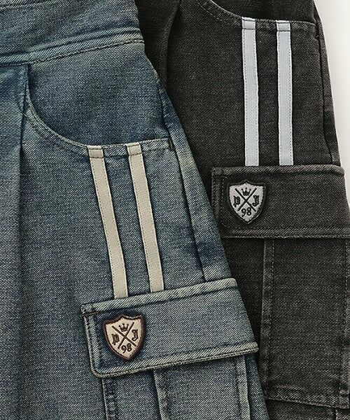 pom ponette junior / ポンポネット ジュニア ショート・ハーフ・半端丈パンツ | 【のびのび】カットデニムカーゴショートパンツ | 詳細19