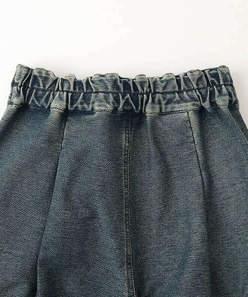 pom ponette junior / ポンポネット ジュニア ショート・ハーフ・半端丈パンツ | 【のびのび】カットデニムカーゴショートパンツ | 詳細22