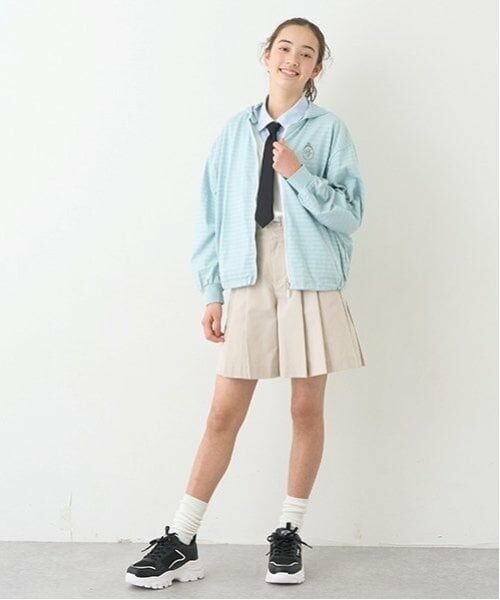 pom ponette junior / ポンポネット ジュニア ショート・ハーフ・半端丈パンツ | サイドボタンタックキュロット | 詳細17