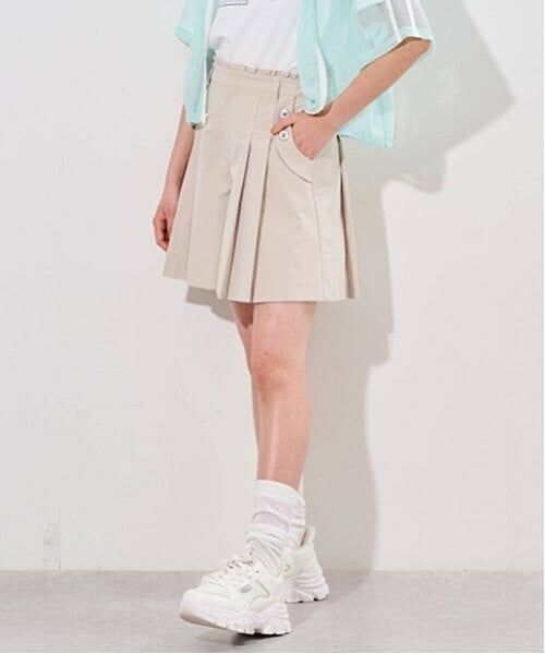 pom ponette junior / ポンポネット ジュニア ショート・ハーフ・半端丈パンツ | サイドボタンタックキュロット | 詳細2