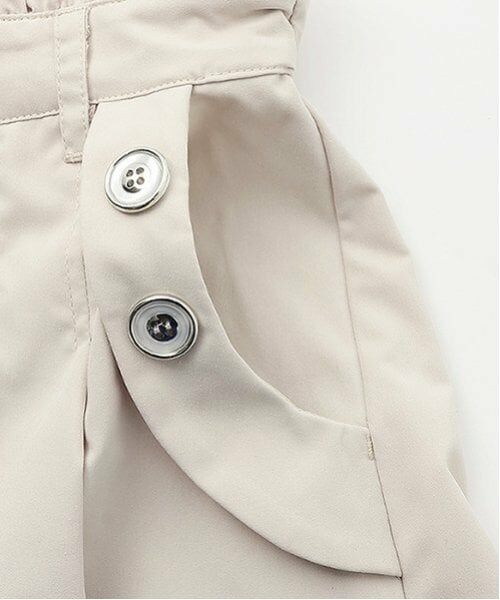 pom ponette junior / ポンポネット ジュニア ショート・ハーフ・半端丈パンツ | サイドボタンタックキュロット | 詳細29
