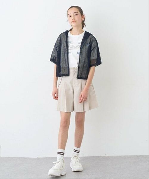 pom ponette junior / ポンポネット ジュニア ショート・ハーフ・半端丈パンツ | サイドボタンタックキュロット | 詳細8