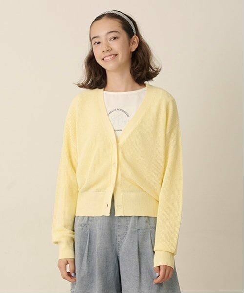 pom ponette junior / ポンポネット ジュニア カーディガン・ボレロ | 【Cuugal掲載】メッシュニットカーディガンロンTセット | 詳細3