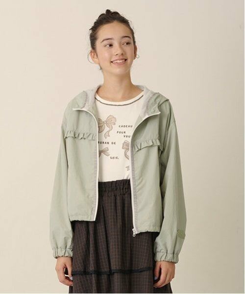 pom ponette junior / ポンポネット ジュニア Tシャツ | リボンアップリケTシャツ | 詳細13