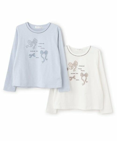 pom ponette junior / ポンポネット ジュニア Tシャツ | リボンアップリケTシャツ | 詳細15