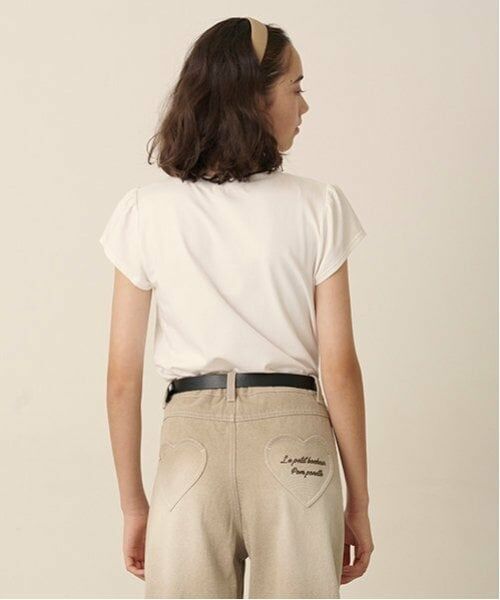 pom ponette junior / ポンポネット ジュニア カーディガン・ボレロ | ノーカラーZIPカーデTシャツセット | 詳細8