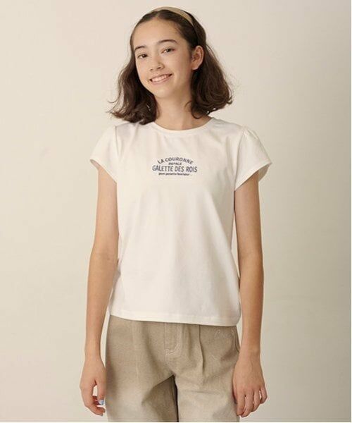 pom ponette junior / ポンポネット ジュニア カーディガン・ボレロ | ノーカラーZIPカーデTシャツセット | 詳細9