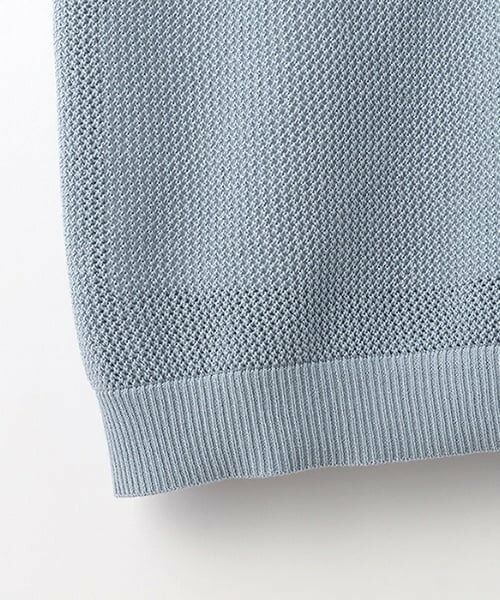 pom ponette junior / ポンポネット ジュニア ニット・セーター | メッシュ半袖ポロニット | 詳細14