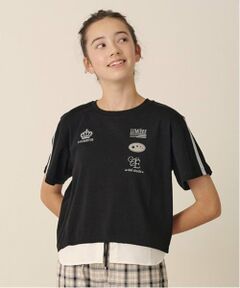 pom ponette junior / ポンポネット ジュニア Tシャツ | ヘムシャツレイヤードライクTシャツ