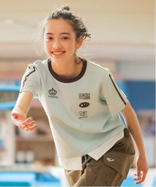 pom ponette junior / ポンポネット ジュニア Tシャツ | ヘムシャツレイヤードライクTシャツ | 詳細1