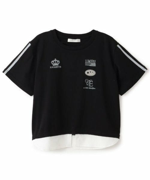 pom ponette junior / ポンポネット ジュニア Tシャツ | ヘムシャツレイヤードライクTシャツ | 詳細10