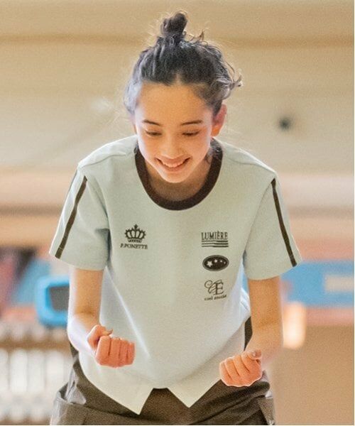 pom ponette junior / ポンポネット ジュニア Tシャツ | ヘムシャツレイヤードライクTシャツ | 詳細3