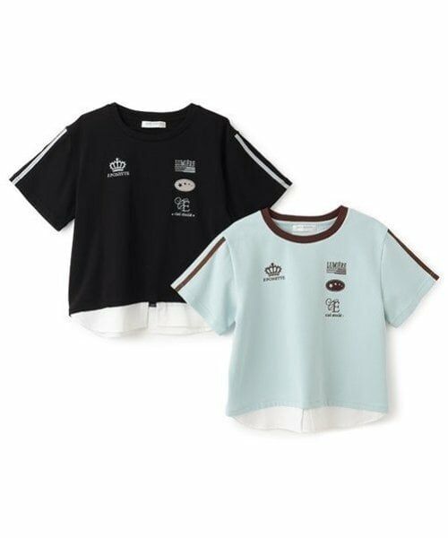 pom ponette junior / ポンポネット ジュニア Tシャツ | ヘムシャツレイヤードライクTシャツ | 詳細8