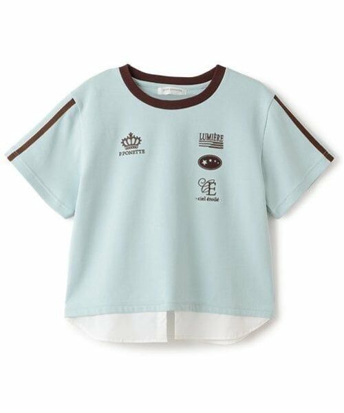 pom ponette junior / ポンポネット ジュニア Tシャツ | ヘムシャツレイヤードライクTシャツ | 詳細9