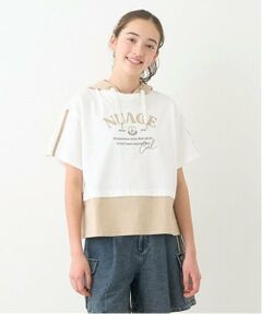 pom ponette junior / ポンポネット ジュニア パーカー | 2WAYフェイクレイヤードパーカ