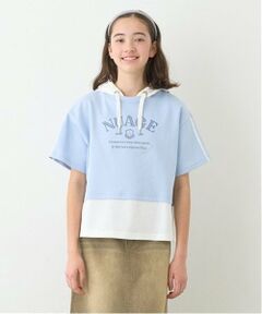 pom ponette junior / ポンポネット ジュニア パーカー | 2WAYフェイクレイヤードパーカ