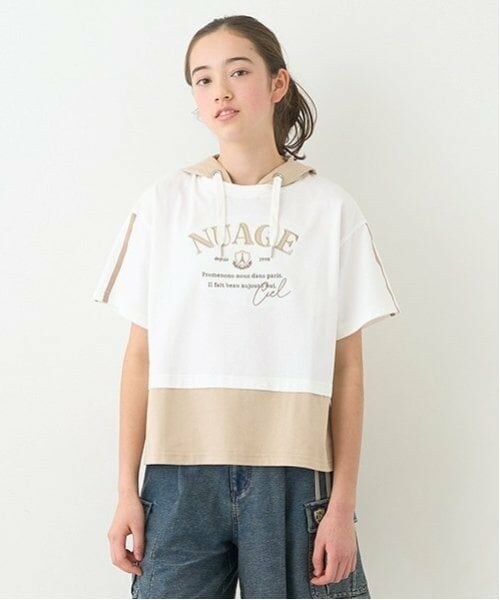 pom ponette junior / ポンポネット ジュニア パーカー | 2WAYフェイクレイヤードパーカ | 詳細20