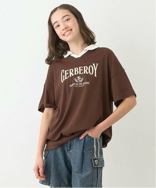 pom ponette junior / ポンポネット ジュニア Tシャツ | スキッパーロゴTシャツ | 詳細10