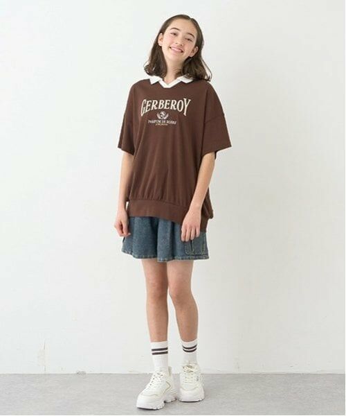 pom ponette junior / ポンポネット ジュニア Tシャツ | スキッパーロゴTシャツ | 詳細11