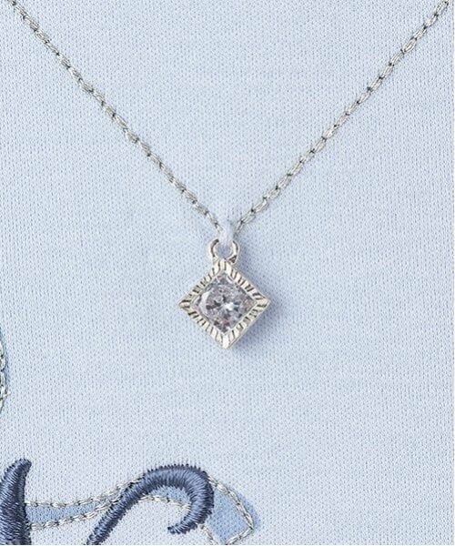 pom ponette junior / ポンポネット ジュニア Tシャツ | ネックレス風刺しゅうフレアスリーブTシャツ | 詳細5