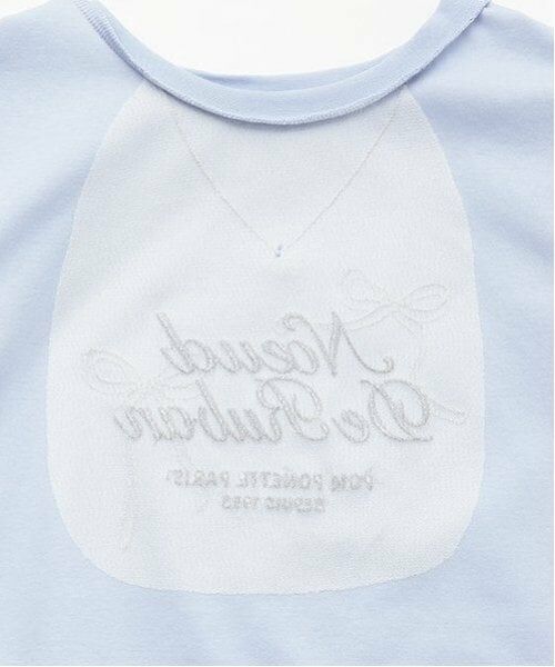 pom ponette junior / ポンポネット ジュニア Tシャツ | ネックレス風刺しゅうフレアスリーブTシャツ | 詳細7