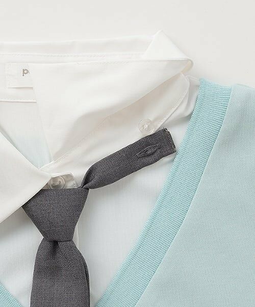 pom ponette junior / ポンポネット ジュニア シャツ・ブラウス | 【ニコ☆プチ掲載】ネクタイつきレイヤードトップス | 詳細11