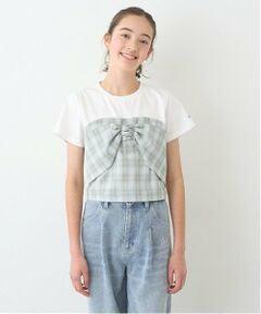 pom ponette junior / ポンポネット ジュニア Tシャツ | 【ニコ☆プチ掲載】リボンビスチェTシャツ