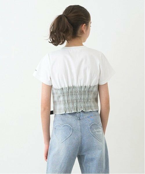 pom ponette junior / ポンポネット ジュニア Tシャツ | 【ニコ☆プチ掲載】リボンビスチェTシャツ | 詳細15