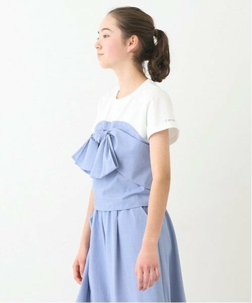 pom ponette junior / ポンポネット ジュニア Tシャツ | 【ニコ☆プチ掲載】リボンビスチェTシャツ | 詳細17