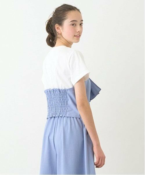 pom ponette junior / ポンポネット ジュニア Tシャツ | 【ニコ☆プチ掲載】リボンビスチェTシャツ | 詳細18