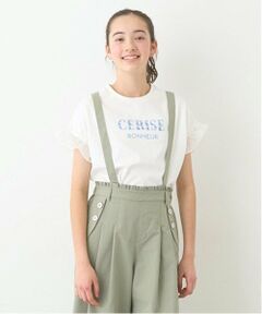 pom ponette junior / ポンポネット ジュニア Tシャツ | 【ニコ☆プチ掲載】スパンコールロゴTシャツ