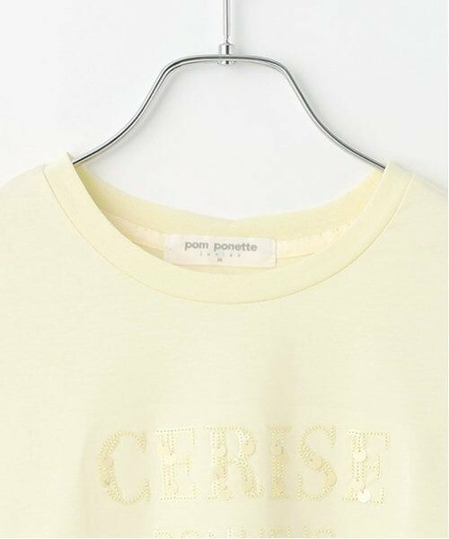 pom ponette junior / ポンポネット ジュニア Tシャツ | 【ニコ☆プチ掲載】スパンコールロゴTシャツ | 詳細2