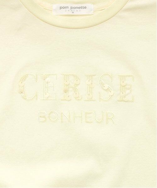 pom ponette junior / ポンポネット ジュニア Tシャツ | 【ニコ☆プチ掲載】スパンコールロゴTシャツ | 詳細3