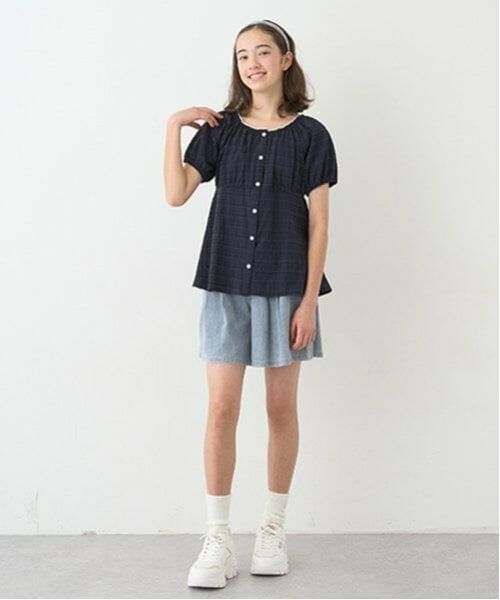 pom ponette junior / ポンポネット ジュニア シャツ・ブラウス | 【Cuugal掲載】シャーリングブラウス | 詳細10