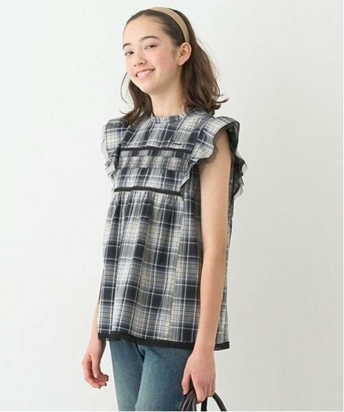 pom ponette junior / ポンポネット ジュニア シャツ・ブラウス | 【ニコ☆プチ掲載】フレアスリーブブラウス | 詳細7