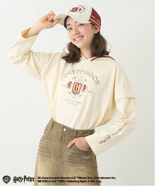 pom ponette junior / ポンポネット ジュニア パーカー | 【Harry Potter】2WAYパーカ（オフ ホワイト）