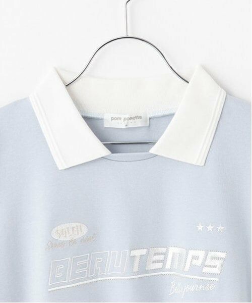 pom ponette junior / ポンポネット ジュニア Tシャツ | スムースポロカラートップス | 詳細3