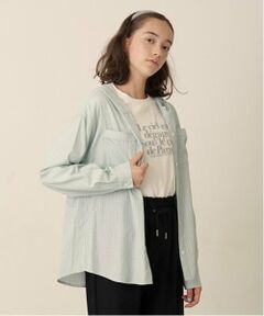 pom ponette junior / ポンポネット ジュニア シャツ・ブラウス | 長袖シャツパーカ＋ロンTセット