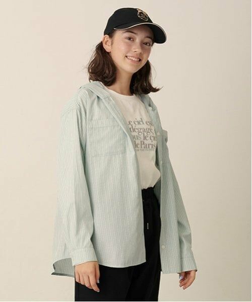 pom ponette junior / ポンポネット ジュニア シャツ・ブラウス | 長袖シャツパーカ＋ロンTセット | 詳細1