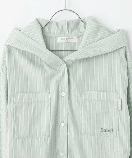 pom ponette junior / ポンポネット ジュニア シャツ・ブラウス | 長袖シャツパーカ＋ロンTセット | 詳細13