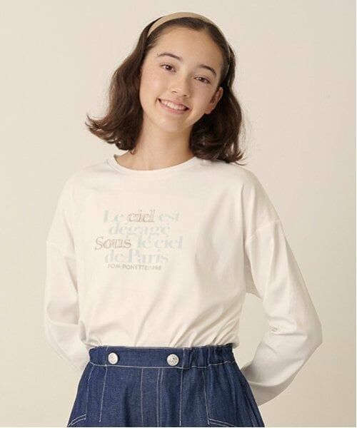 pom ponette junior / ポンポネット ジュニア シャツ・ブラウス | 長袖シャツパーカ＋ロンTセット | 詳細3