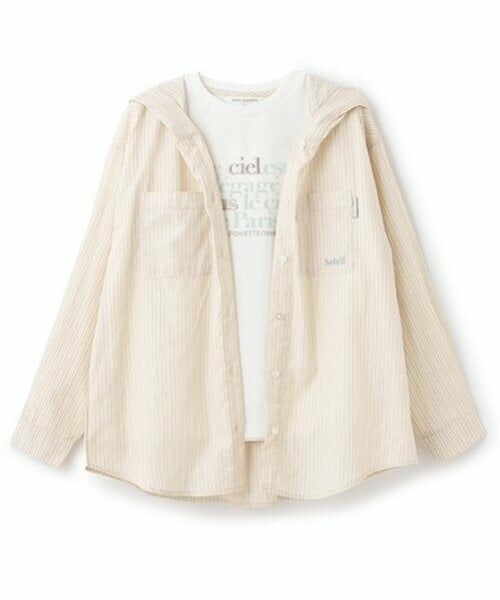 pom ponette junior / ポンポネット ジュニア シャツ・ブラウス | 長袖シャツパーカ＋ロンTセット | 詳細9