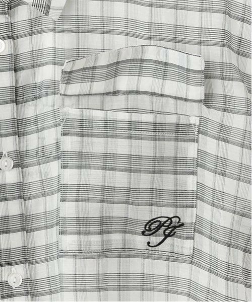 pom ponette junior / ポンポネット ジュニア シャツ・ブラウス | 【ニコ☆プチ掲載】シアーシャツ＋ロゴTシャツセット | 詳細4