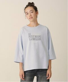 pom ponette junior / ポンポネット ジュニア Tシャツ | 【GOOD PRICE】6分袖ロゴTシャツ