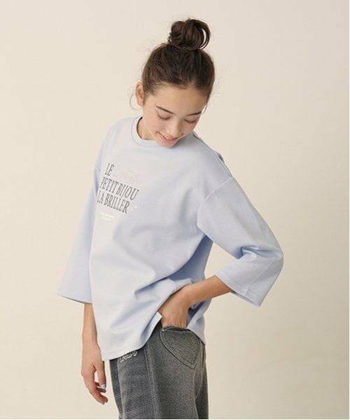 pom ponette junior / ポンポネット ジュニア Tシャツ | 【GOOD PRICE】6分袖ロゴTシャツ | 詳細3