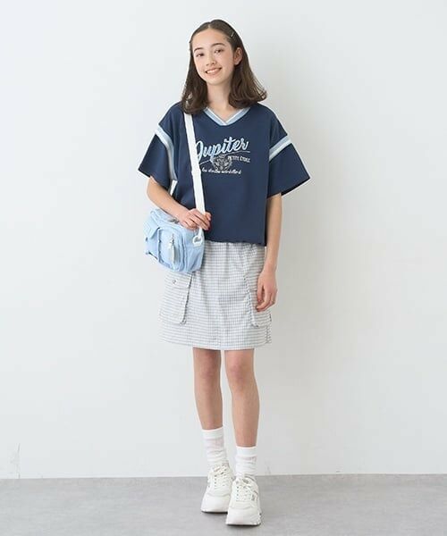 pom ponette junior / ポンポネット ジュニア Tシャツ | 【ニコ☆プチ掲載】リブラインTシャツ | 詳細4