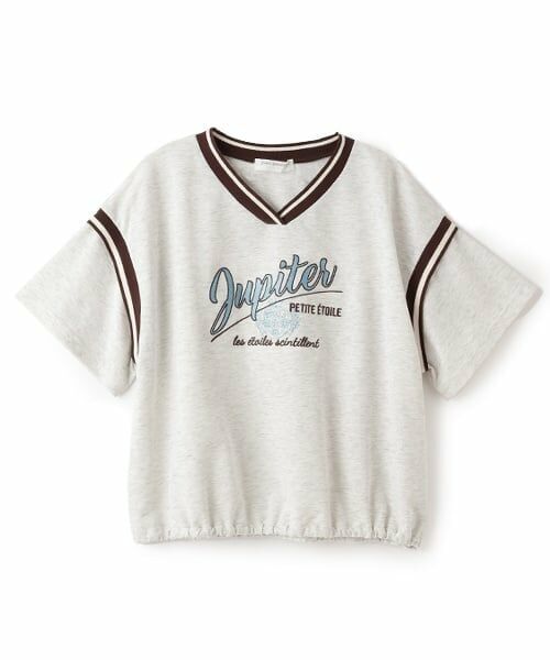 pom ponette junior / ポンポネット ジュニア Tシャツ | 【ニコ☆プチ掲載】リブラインTシャツ | 詳細9