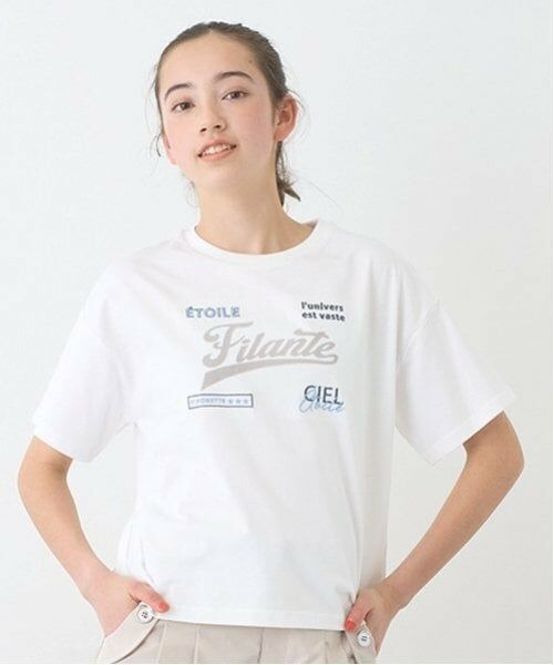 pom ponette junior / ポンポネット ジュニア Tシャツ | メッシュ半袖ロゴパーカTシャツセット | 詳細1